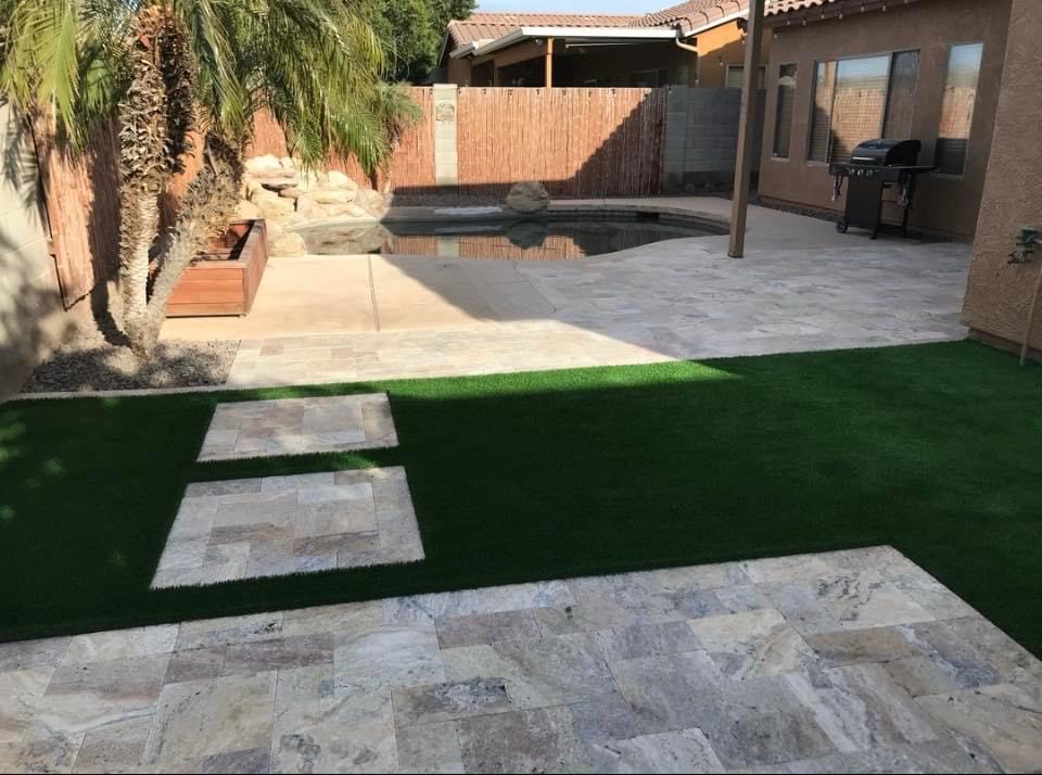 Pavers vs. Concrete Patio in Arizona: Which One Actually Holds Up? — Green Forever Arizona blog post header image