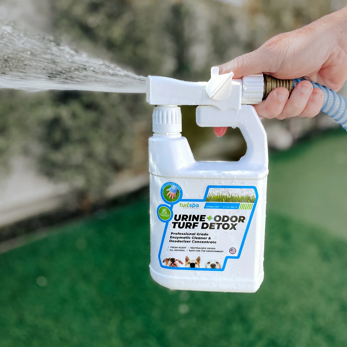 The Importance of Artificial Turf Cleaning and Maintenance: Pet Urine and Odor Control