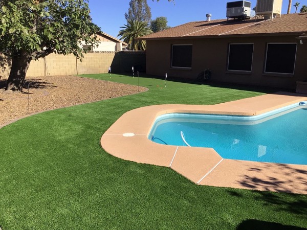 Artificial turf installation in Arizona by Green Forever Arizona