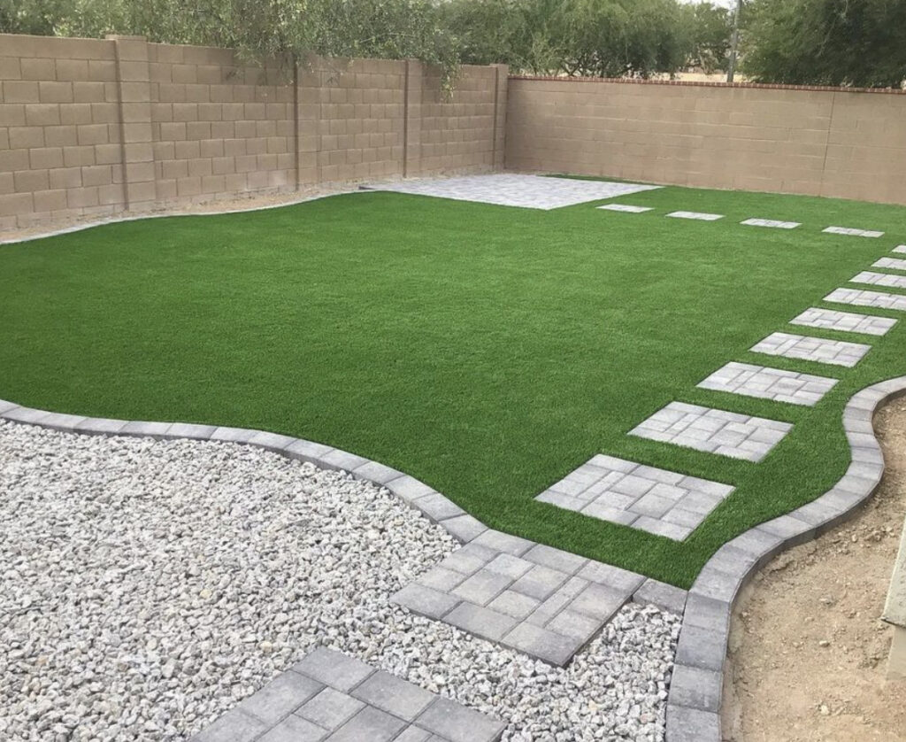 Modern Grass Paver Designs in Phoenix