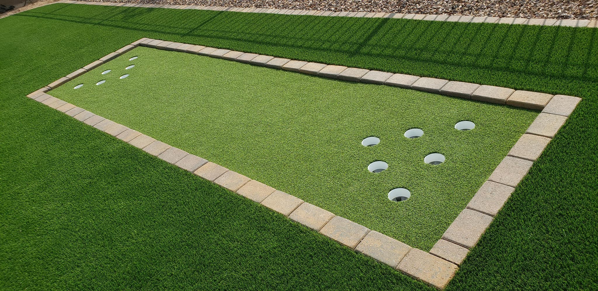 Backyard Ideas and Activities - Putt Pong Artificial Grass