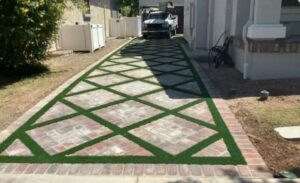 artificial grass pavers for driveways