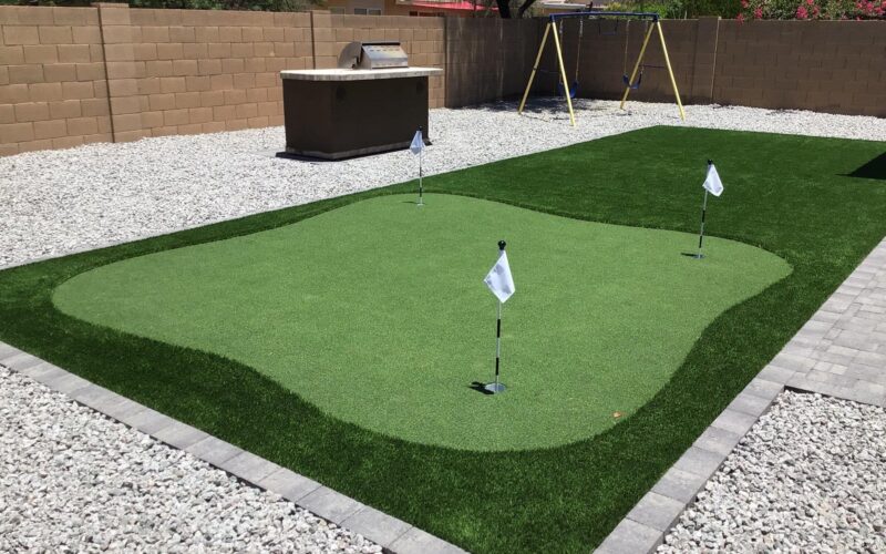 backyard putting greens in Arizona